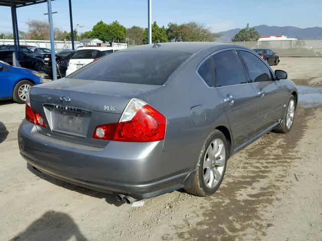 JNKAY01E07M304258 - 2007 INFINITI M35 BASE GRAY photo 4