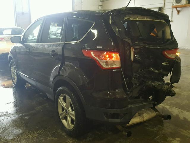 1FMCU9G97DUC80021 - 2013 FORD ESCAPE SE BLACK photo 3