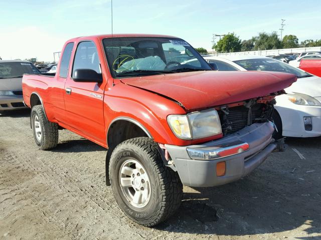 4TASM92N3YZ666220 - 2000 TOYOTA TACOMA XTR RED photo 1