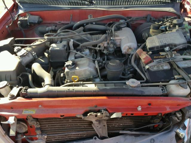 4TASM92N3YZ666220 - 2000 TOYOTA TACOMA XTR RED photo 7