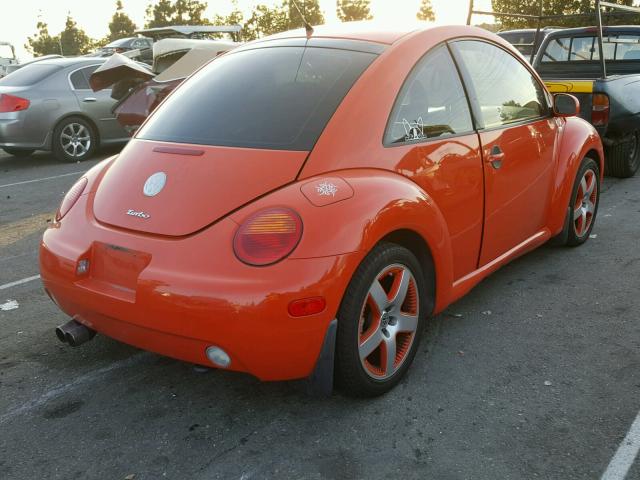 3VWCD21C82M427817 - 2002 VOLKSWAGEN NEW BEETLE ORANGE photo 4