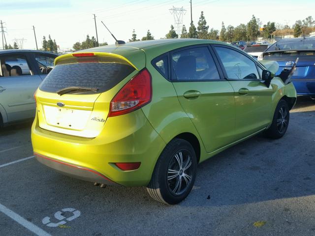 3FADP4EJ1CM159073 - 2012 FORD FIESTA SE GREEN photo 4