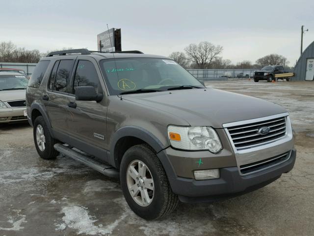 1FMEU63E96UA44368 - 2006 FORD EXPLORER X TAN photo 1