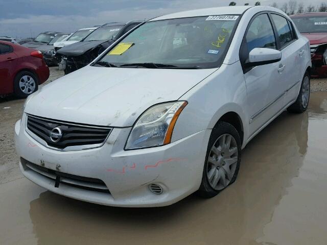 3N1AB6AP2CL760700 - 2012 NISSAN SENTRA 2.0 WHITE photo 2