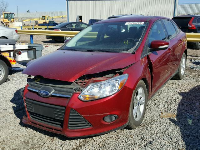 1FADP3F27EL179334 - 2014 FORD FOCUS SE RED photo 2