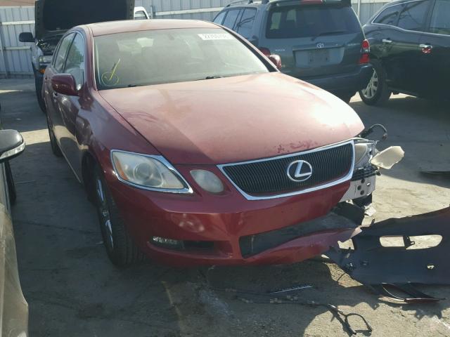 JTHBH96S365028464 - 2006 LEXUS GS GENERAT RED photo 1