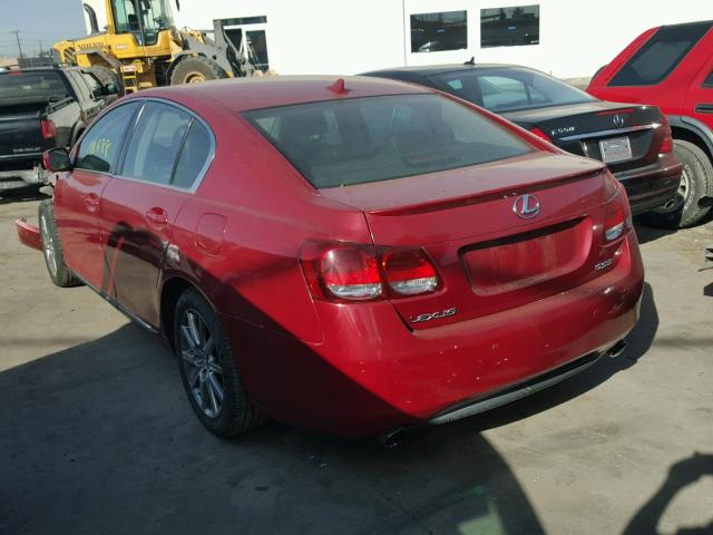 JTHBH96S365028464 - 2006 LEXUS GS GENERAT RED photo 3