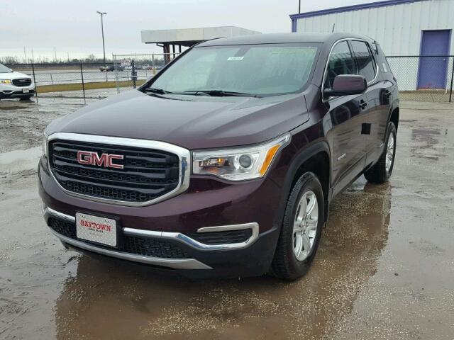 1GKKNKLA8JZ109155 - 2018 GMC ACADIA SLE BLACK photo 2