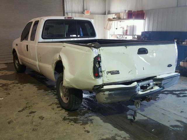 1FTNX20L73EB27035 - 2003 FORD F250 SUPER WHITE photo 3