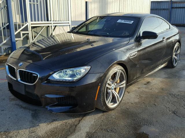 WBSLX9C51ED160059 - 2014 BMW M6 BLACK photo 2