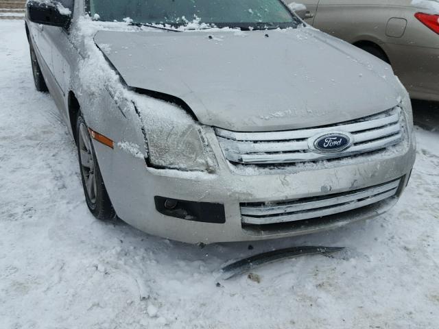 3FAHP07107R208540 - 2007 FORD FUSION SE SILVER photo 9