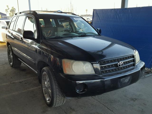 JTEGF21A130117389 - 2003 TOYOTA HIGHLANDER BLACK photo 1