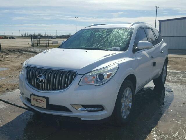 5GAKRBKD7HJ347598 - 2017 BUICK ENCLAVE WHITE photo 2