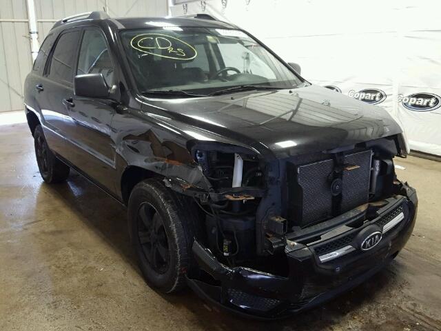 KNDKG3A44A7726511 - 2010 KIA SPORTAGE L BLACK photo 9