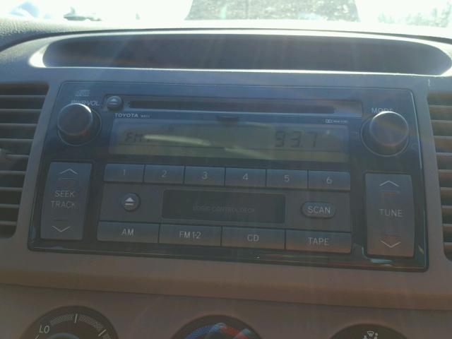 4T1BE32K14U927125 - 2004 TOYOTA CAMRY LE თაფლისფერი ფოტო 9