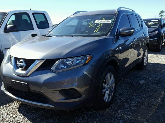 5N1AT2MLXFC860230 - 2015 NISSAN ROGUE S GRAY photo 2