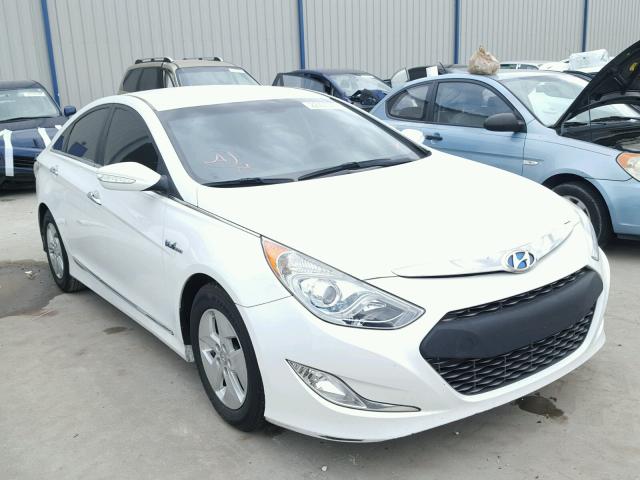 KMHEC4A4XBA003261 - 2011 HYUNDAI SONATA HYB WHITE photo 1