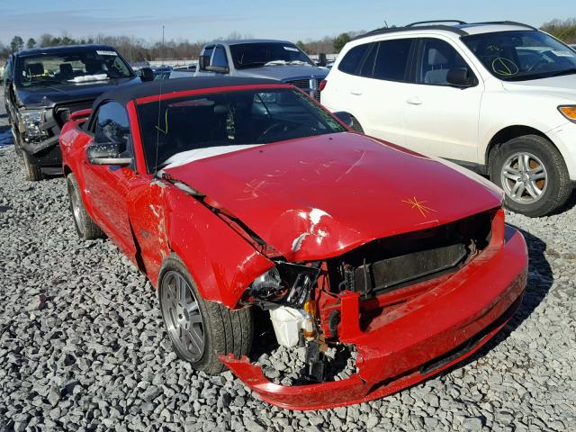 1ZVFT85H255257490 - 2005 FORD MUSTANG GT RED photo 1