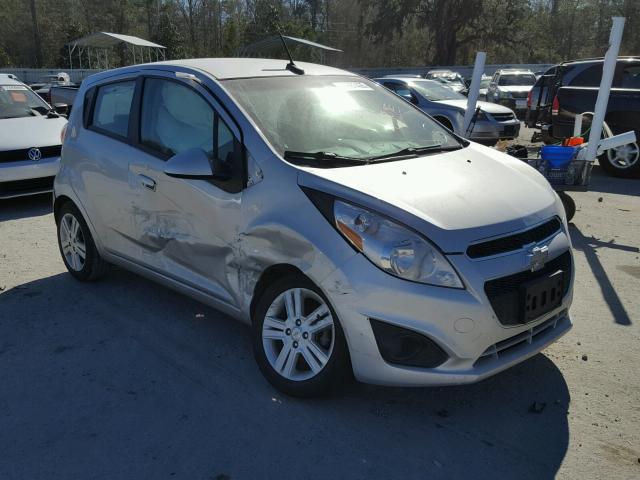 KL8CB6S93EC579831 - 2014 CHEVROLET SPARK LS SILVER photo 1