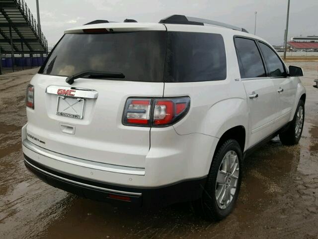 1GKKRSKD4HJ255867 - 2017 GMC ACADIA LIM WHITE photo 4