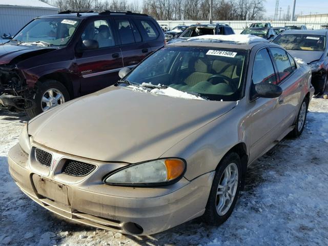 1G2NF52F13C198565 - 2003 PONTIAC GRAND AM S TAN photo 2