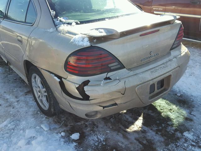 1G2NF52F13C198565 - 2003 PONTIAC GRAND AM S TAN photo 9