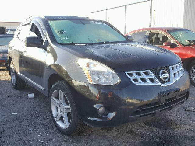 JN8AS5MV6BW255872 - 2011 NISSAN ROGUE S BLACK photo 1