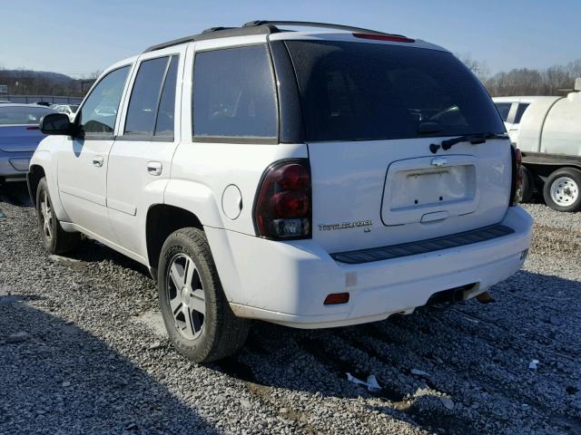 1GNDS13S862336238 - 2006 CHEVROLET TRAILBLAZE WHITE photo 3