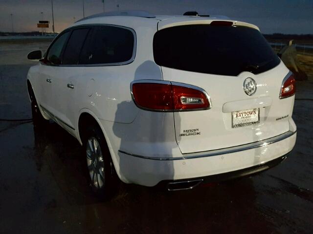 5GAKRBKDXHJ354450 - 2017 BUICK ENCLAVE WHITE photo 3