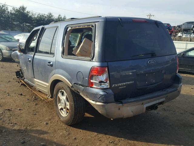 1FMFU18L34LA97200 - 2004 FORD EXPEDITION BLUE photo 3