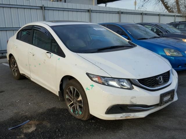 2HGFB2F84DH523909 - 2013 HONDA CIVIC EX WHITE photo 1