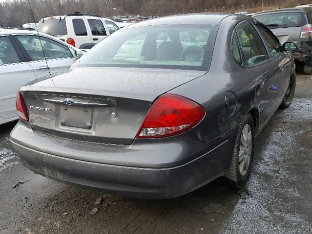 1FAFP53U75A225203 - 2005 FORD TAURUS SE GRAY photo 4