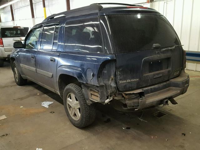 1GNET16S336242057 - 2003 CHEVROLET TRAILBLAZE BLUE photo 3