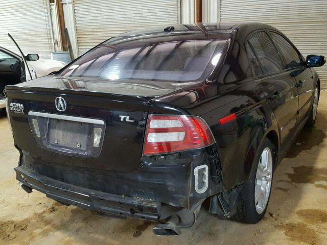 19UUA66227A027362 - 2007 ACURA TL BLACK photo 4