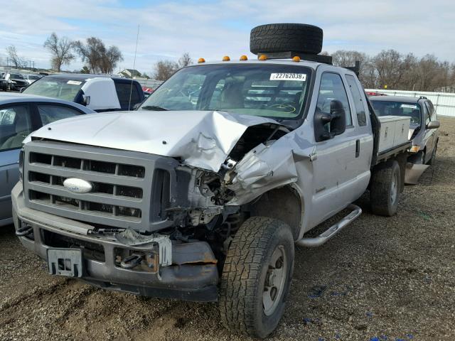 1FDSX35P75EB86217 - 2005 FORD F350 SRW S SILVER photo 2