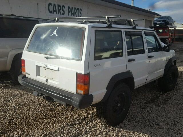 1J4FJ68S0RL215139 - 1994 JEEP CHEROKEE S WHITE photo 4