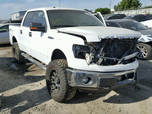 1FTFW1EF1EKF78227 - 2014 FORD F150 SUPER WHITE photo 1