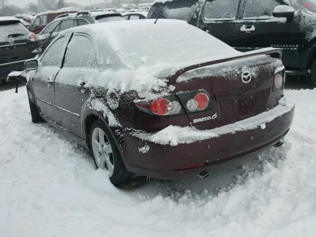 1YVHP80C675M24457 - 2007 MAZDA 6 I PURPLE photo 3