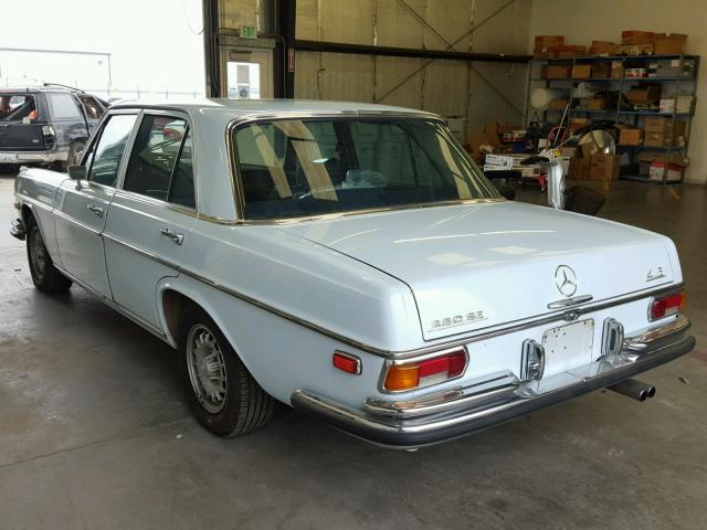 10806712021305 - 1973 MERCEDES-BENZ 280 SE BLUE photo 3