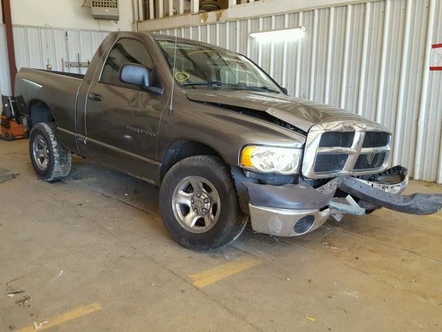 1D7HA16K65J574916 - 2005 DODGE RAM 1500 S GRAY photo 1