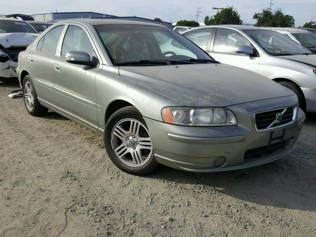 YV1RS592372635080 - 2007 VOLVO S60 2.5T GREEN photo 1