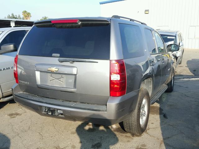 1GNFK13007R153500 - 2007 CHEVROLET TAHOE K150 CHARCOAL photo 4