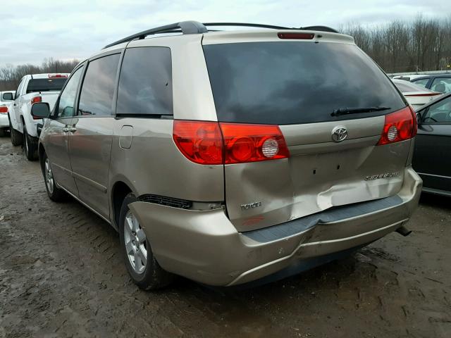 5TDYK4CC8AS325441 - 2010 TOYOTA SIENNA XLE GOLD photo 3