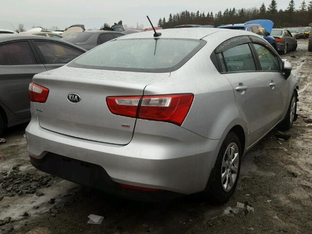 KNADM4A39H6111903 - 2017 KIA RIO LX Արծաթագույն լուսանկար 4