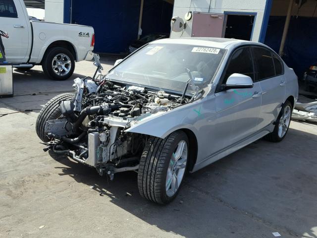 WBA8B9G52HNU50621 - 2017 BMW 330 I SILVER photo 2