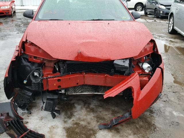 1G2ZM587474204513 - 2007 PONTIAC G6 GTP RED photo 9