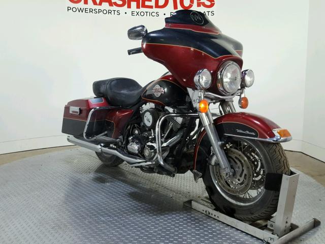 1HD1FC4117Y660291 - 2007 HARLEY-DAVIDSON FLHTCUI BURGUNDY photo 2