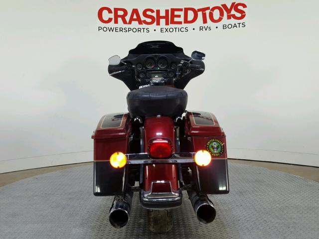 1HD1FC4117Y660291 - 2007 HARLEY-DAVIDSON FLHTCUI Бордовый фото 7