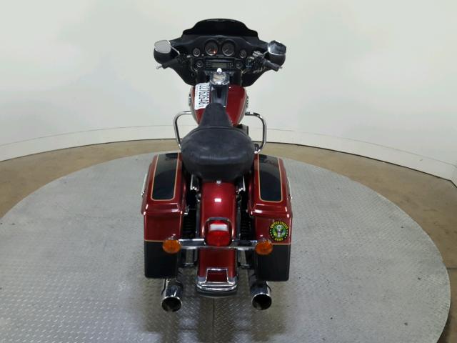 1HD1FC4117Y660291 - 2007 HARLEY-DAVIDSON FLHTCUI Бордовый фото 9