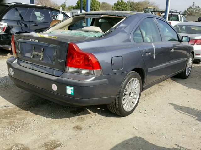 YV1RS59V342348537 - 2004 VOLVO S60 2.5T GRAY photo 4